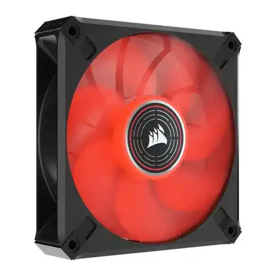 Corsair ML120 LED ELITE 120mm Red LED Fan Single Pack Black